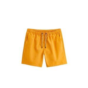 ZARA LONG SWIMMING TRUNKS Mustard SIZE M| 8574/438/305